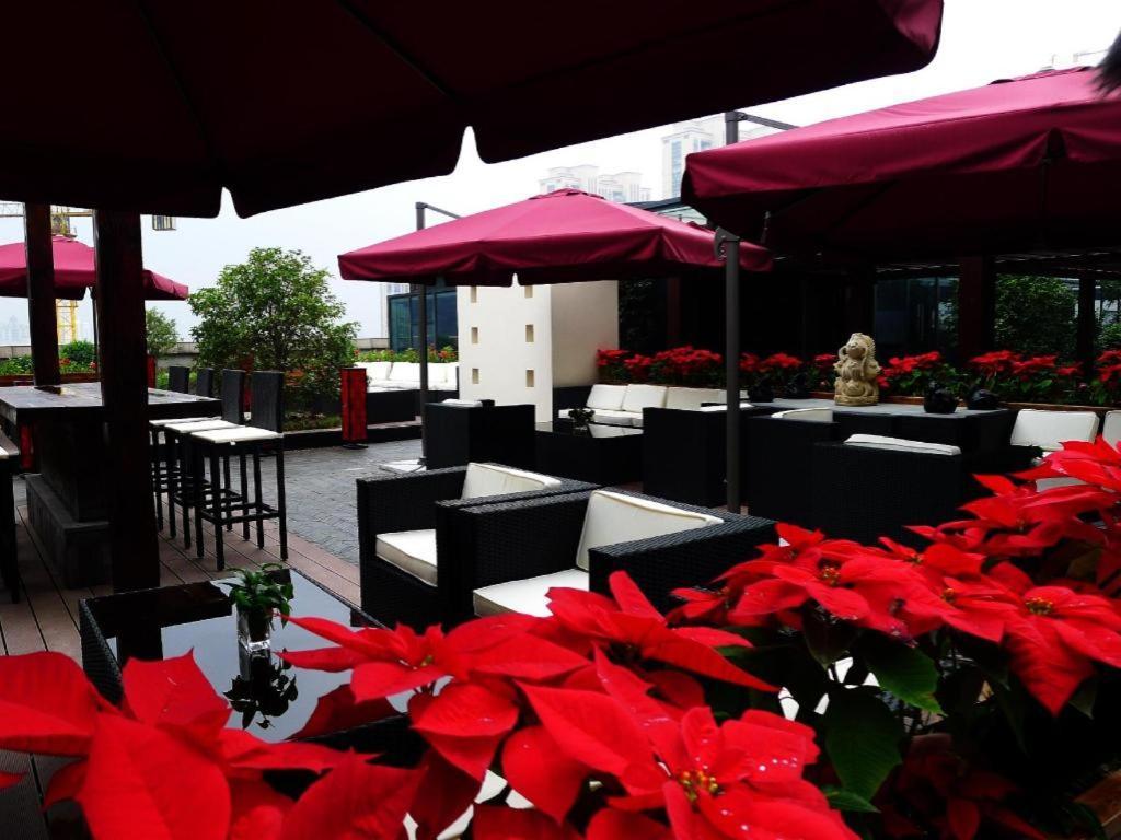 Ssaw Boutique Hotel Hangzhou Xiaoshan City Center מראה חיצוני תמונה