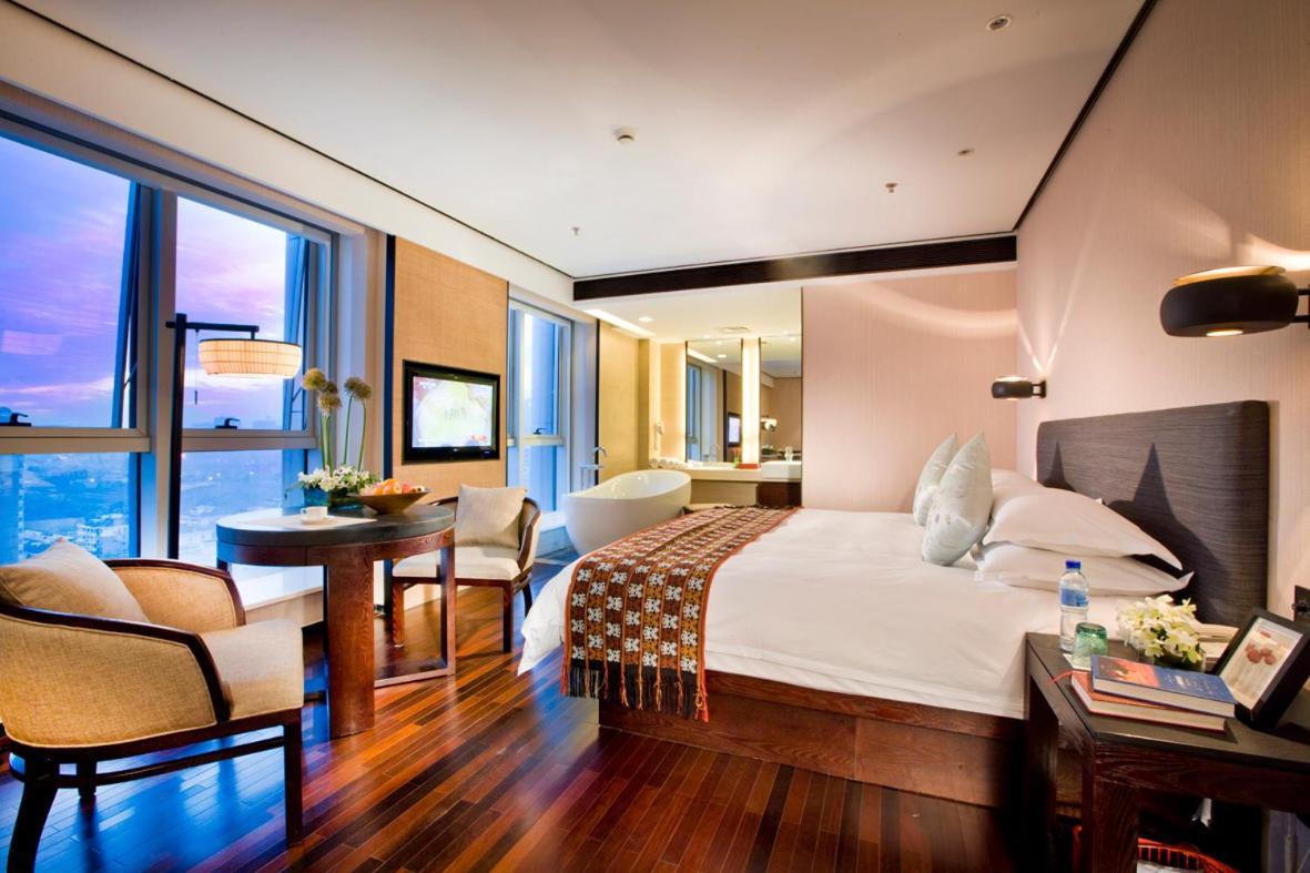 Ssaw Boutique Hotel Hangzhou Xiaoshan City Center מראה חיצוני תמונה